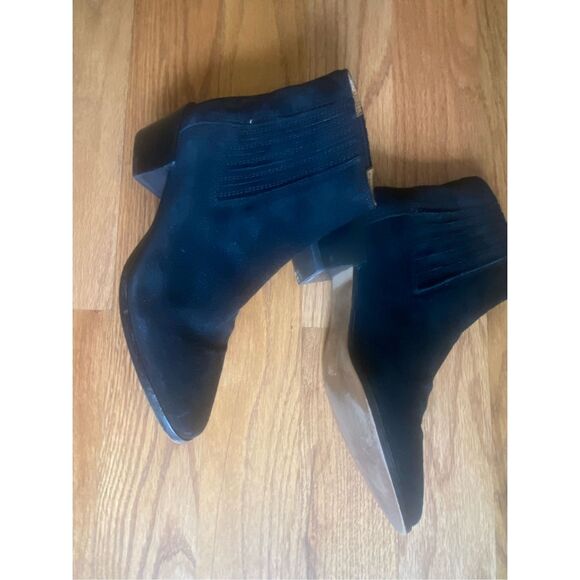 Rag & Bone Black Suede Rover Ankle Boots Sz 37.5 - Picture 8 of 8